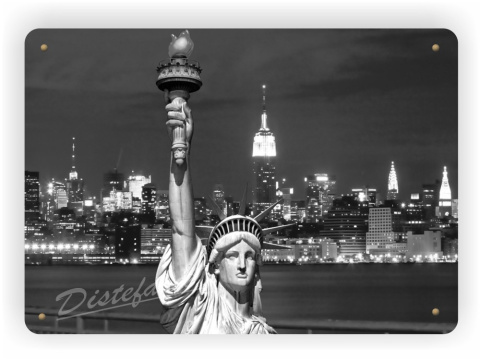 NEW YORK METALOWY SZYLD OBRAZEK PLAKAT #01767