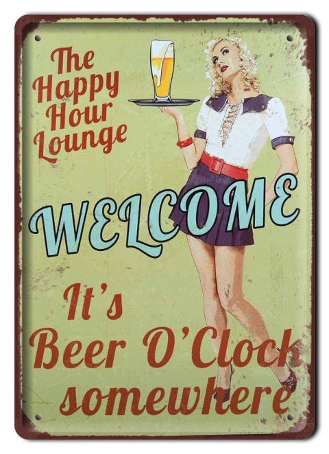 PIWO PLAKAT METALOWY SZYLD OBRAZEK RETRO #07138