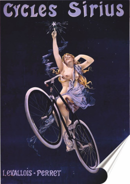 Rower Plakat Samoprzylepny Retro Plakietka(motyw metalowego szyldu)#02569