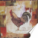Kogut Plakat Samoprzylepny Retro Plakietka(motyw metalowego szyldu)#03340