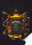 Whiskey Plakat Samoprzylepny Plakietka(motyw metalowego szyldu)#03972