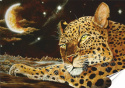 Tygrys Plakat Samoprzylepny Plakietka(motyw metalowego szyldu)#04217