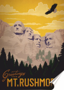 Prezydenci USA Plakat Samoprzylepny Plakietka(motyw metalowego szyldu)#04905