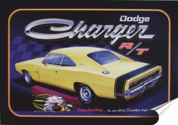 Dodge Plakat Samoprzylepny Retro Plakietka(motyw metalowego szyldu)#05001