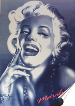 Marilyn Plakat Samoprzylepny Plakietka(motyw metalowego szyldu)#05004