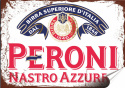 Peroni Plakat Samoprzylepny Retro Plakietka(motyw metalowego szyldu)#05578