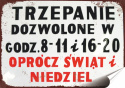 PRL Plakat Samoprzylepny Retro Plakietka(motyw metalowego szyldu)#05847