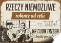 PRL Plakat Samoprzylepny Retro Plakietka(motyw metalowego szyldu)#05849