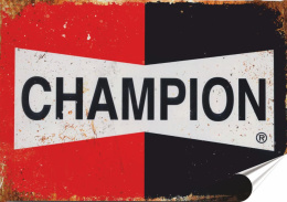 Champion Plakat Samoprzylepny Plakietka(motyw metalowego szyldu)#07327