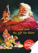 Coca Cola Plakat Samoprzylepny Plakietka(motyw metalowego szyldu)#07478