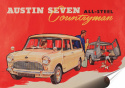 Austin Plakat Samoprzylepny Retro Plakietka(motyw metalowego szyldu)#07607