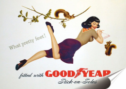 Good Year Plakat Samoprzylepny Plakietka(motyw metalowego szyldu)#07649