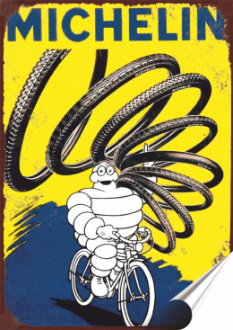 Michelin Plakat Samoprzylepny Plakietka(motyw metalowego szyldu)#07741