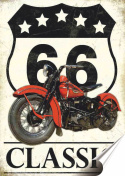 Harley Plakat Samoprzylepny Plakietka(motyw metalowego szyldu)#08100