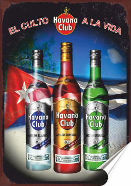 Alkohol Plakat Samoprzylepny Plakietka(motyw metalowego szyldu)#08202