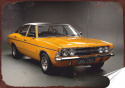 Ford Plakat Samoprzylepny Retro Plakietka(motyw metalowego szyldu)#08209