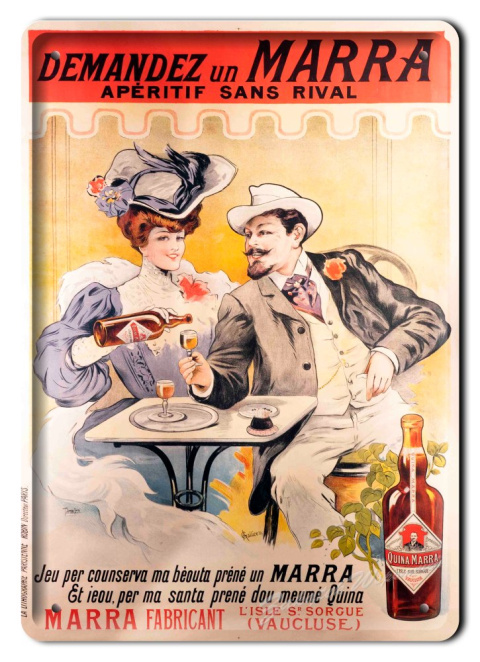 APERITIF METALOWY SZYLD PLAKAT OBRAZEK RETRO #01932