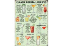 COCKTAIL METALOWY SZYLD PLAKAT RETRO #04086