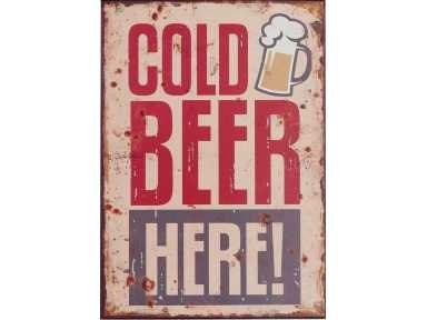 COCKTAIL METALOWY SZYLD PLAKAT RETRO #04086