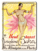 JOSEPHINE BAKER METALOWY SZYLD PLAKAT RETRO #01911