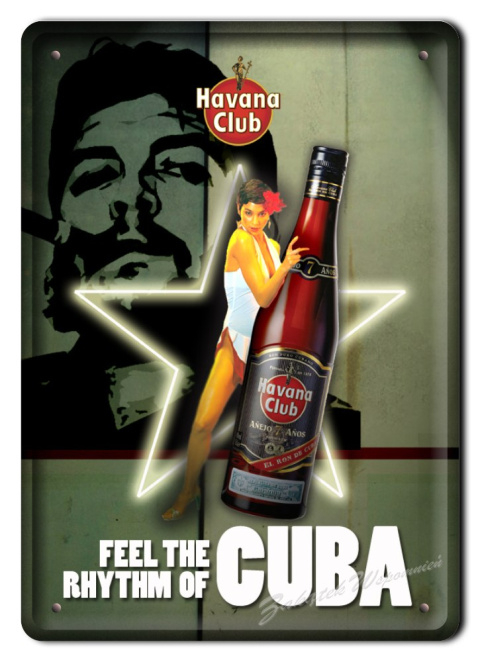 HAVANA CLUB METALOWY SZYLD PLAKAT OBRAZEK #01966