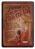 PINA COLADA METALOWY SZYLD PLAKAT RETRO #00725