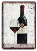 WINO METALOWY SZYLD PLAKAT RETRO VINTAGE #01123