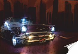 Chevrolet Plakat Samoprzylepny Plakietka(motyw metalowego szyldu)#08904