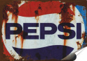 Pepsi Plakat Samoprzylepny Retro Plakietka(motyw metalowego szyldu)#10007