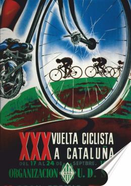 Kolarze Plakat Samoprzylepny Plakietka(motyw metalowego szyldu)#10463