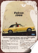 Ford Plakat Samoprzylepny Retro Plakietka(motyw metalowego szyldu)#11298