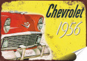 Chevrolet Plakat Samoprzylepny Plakietka(motyw metalowego szyldu)#11326