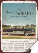 Packard Plakat Samoprzylepny Retro Plakietka(motyw metalowego szyldu)#11330