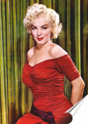 Marilyn Monroe Plakat Samoprzylepny Plakietka(motyw metalowego szyldu)#11503