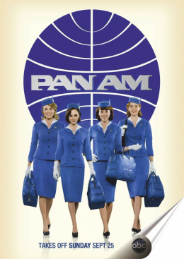 Pan Am Plakat Samoprzylepny Retro Plakietka(motyw metalowego szyldu)#11514