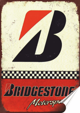 Garaż Plakat folia Samoprzylepna Plakietka(motyw metalowego szyldu)#20112