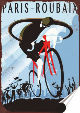 Kolarz Plakat folia Samoprzylepna Plakietka(motyw metalowego szyldu)#20114