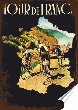 Kolarz Plakat folia Samoprzylepna Plakietka(motyw metalowego szyldu)#20115