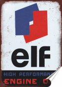 Elf Plakat folia Samoprzylepna Plakietka(motyw metalowego szyldu)#20116