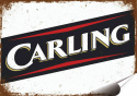 Carling Plakat folia Samoprzylepna Plakietka(motyw metalowego szyldu)#20147