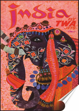 Indie Plakat folia Samoprzylepna Plakietka(motyw metalowego szyldu)#20171