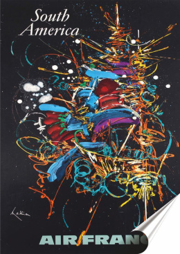 Francja Plakat folia Samoprzylepna Plakietka(motyw metalowego szyldu)#20191