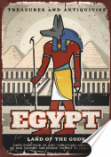 Egipt Plakat folia Samoprzylepna Plakietka(motyw metalowego szyldu)#20240