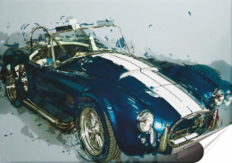 Garaż Aauto Plakat folia Samoprzylepna Plakietka(motyw metalowego szyldu)#20247