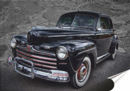 Ford Plakat folia Samoprzylepna Plakietka(motyw metalowego szyldu)#20272