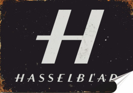 Hasselblad Plakat folia Samoprzylepna Plakietka(motyw metalowego szyldu)#20348