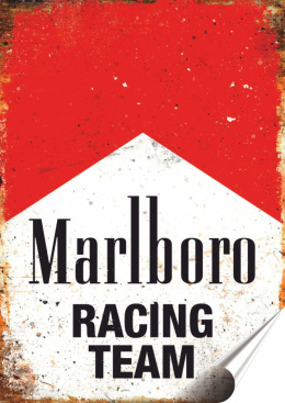 Marlboro Plakat folia Samoprzylepna Plakietka(motyw metalowego szyldu)#20367