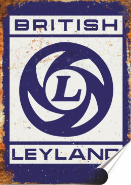 Lelyland Plakat folia Samoprzylepna Plakietka(motyw metalowego szyldu)#20385