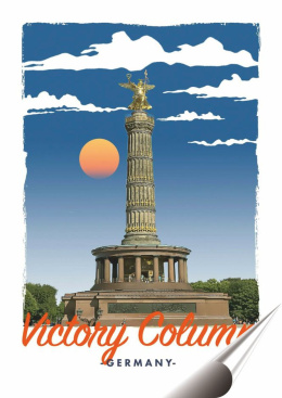 Niemcy Plakat folia Samoprzylepna Plakietka(motyw metalowego szyldu)#20422