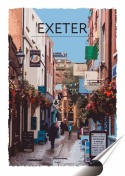 Exeter Plakat folia Samoprzylepna Plakietka(motyw metalowego szyldu)#20430